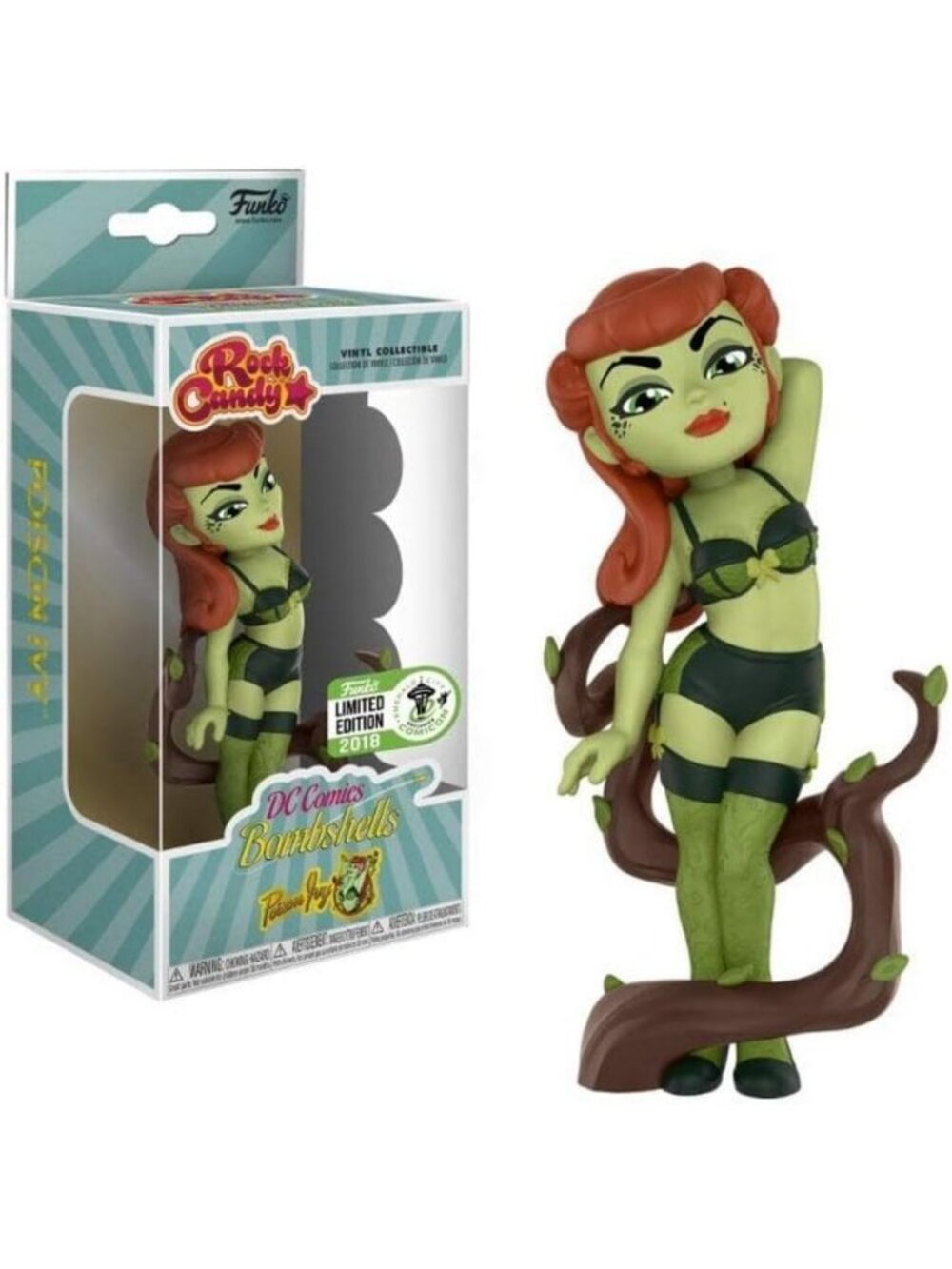 Funko Rock Candy: DC: Bombshells Poison Ivy Eccc 2018 (Exc)